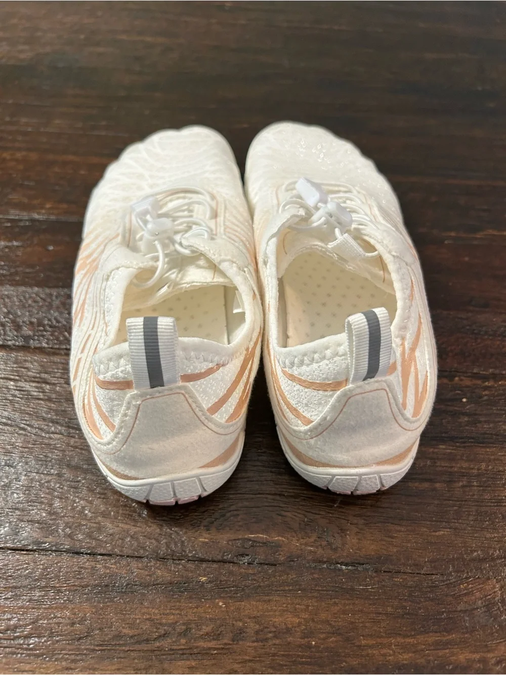 Hike Footwear Lorax Pro Unisex Non-Slip Barefoot Running Shoes – White / Peach